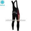 Fietsbroek Lang met Bretels 2018 Cinelli Chrome N001 Winter Thermal Fleece